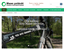 Tablet Screenshot of maanystavat.fi